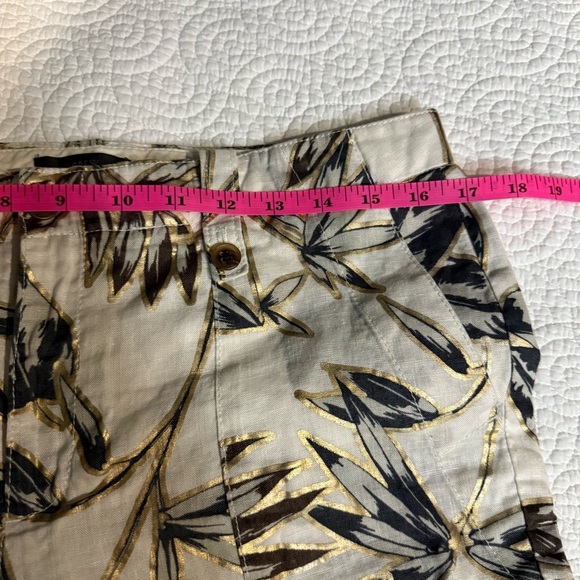 J. Crew 100% linen Ankle Cropped Pants - Picture 11 of 13